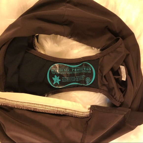 Profile By Gottex Swim Skort Bottom size 6 Brown NWT - Picture 8 of 9